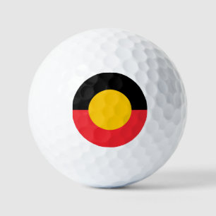 Flagge der australischen Aborigines Golfball