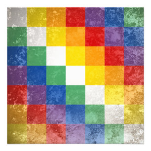 Flagge der Aymara Fotodruck