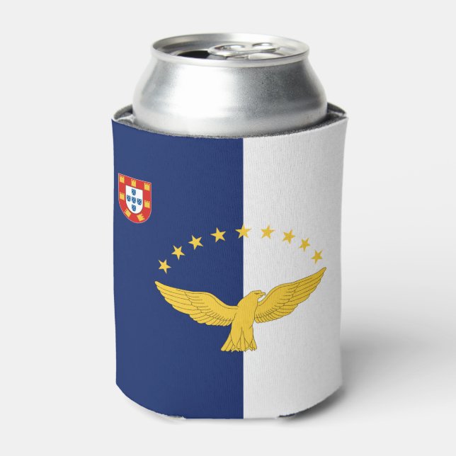 Flagge der Azoren, Portugal Dosenkühler (Kanne Vorderseite)