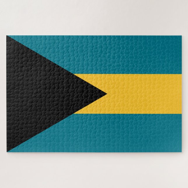 Flagge der Bahamas (Horizontal)