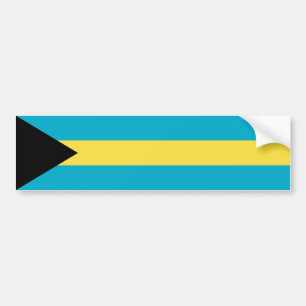 Flagge der Bahamas Autoaufkleber