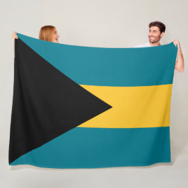 Flagge der Bahamas Fleecedecke