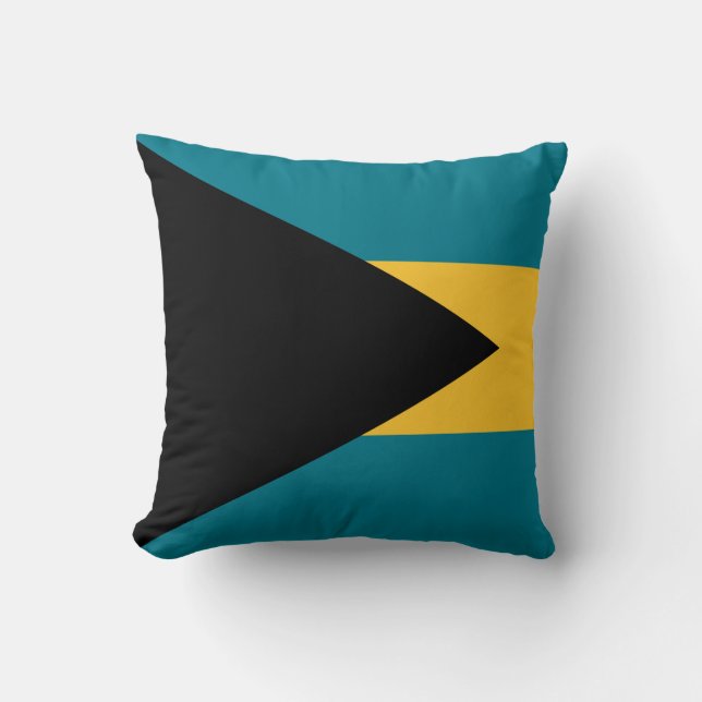 Flagge der Bahamas Kissen (Vorderseite)