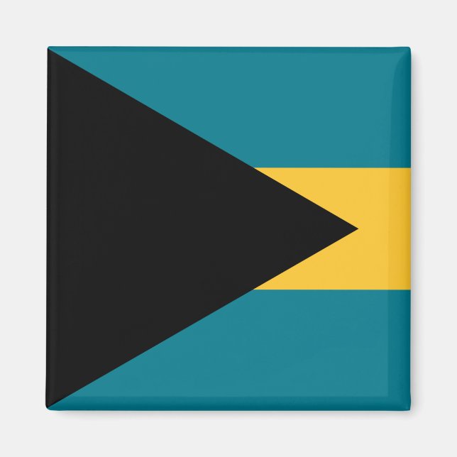 Flagge der Bahamas Magnet (Vorne)