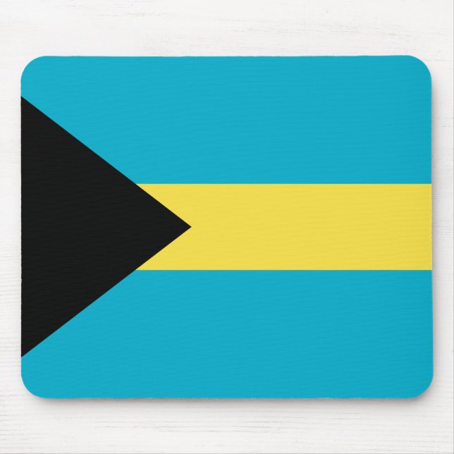 Flagge der Bahamas Mousepad (Vorne)