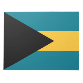Flagge der Bahamas Notizblock