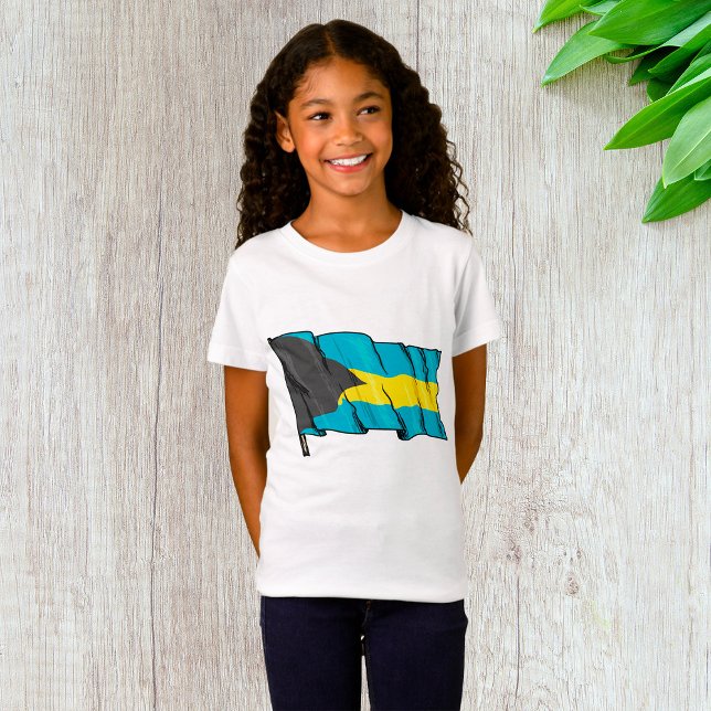 Flagge der Bahamas T-Shirt (Von Creator hochgeladen)