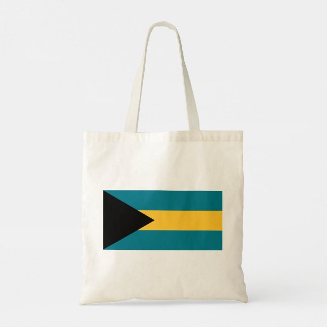 Flagge der Bahamas Tragetasche (Rückseite)