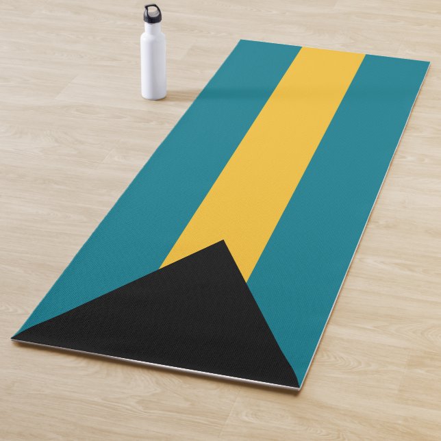 Flagge der Bahamas Yogamatte (Beispiel)