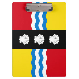 Flagge der Bedfordshire-Zwischenablage Klemmbrett