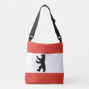 Flagge der Berliner Grenztasche Tragetaschen Mit Langen Trägern