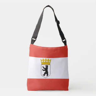 Flagge der Berliner Grenztasche Tragetaschen Mit Langen Trägern