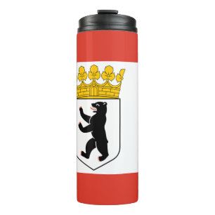 Flagge der Berliner Thermal Tumbler Thermosbecher
