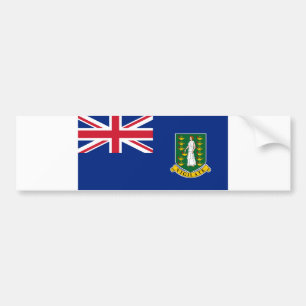Flagge der Britischen Jungferninseln Autoaufkleber