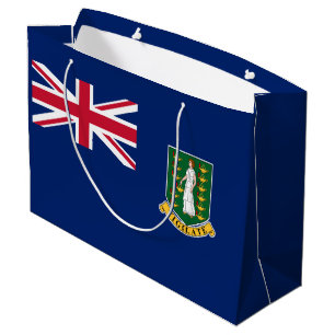 Flagge der Britischen Jungfrau Große Geschenktüte