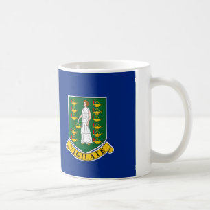 Flagge der Britischen Jungfrau Kaffeetasse