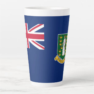 Flagge der Britischen Jungfrau Milchtasse