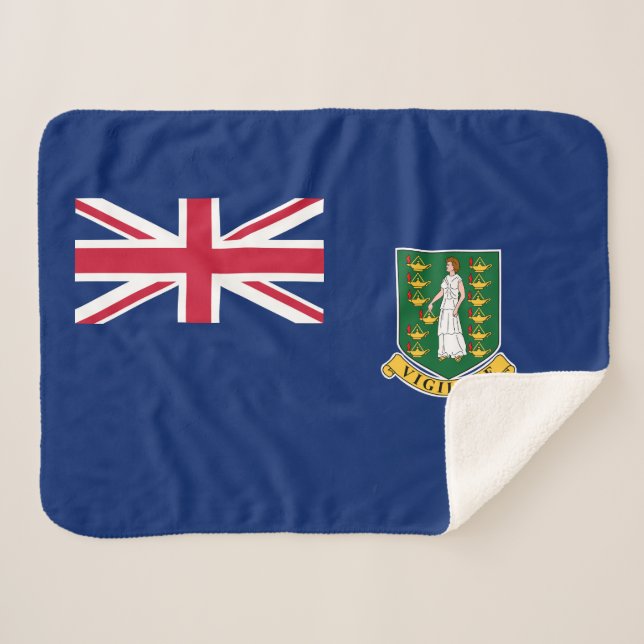 Flagge der Britischen Jungfrau Sherpadecke (Vorderseite (Horizontal))