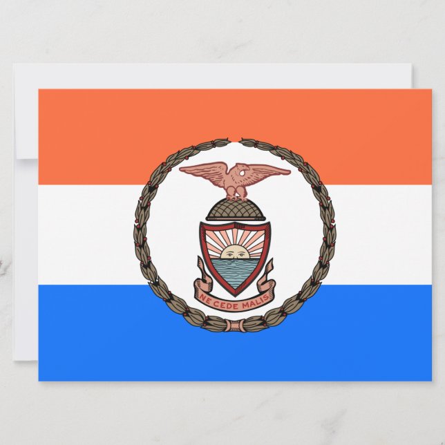 Flagge der Bronx (Borough in New York City) Karte (Vorderseite)