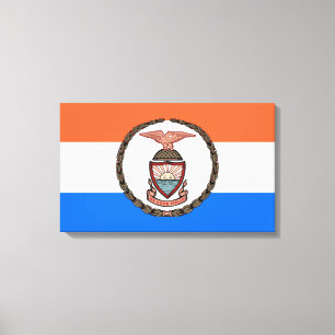 Flagge der Bronx (Borough in New York City) Leinwanddruck