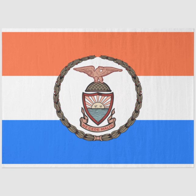 Flagge der Bronx (Borough in New York City) Seidenpapier (Vorderseite)