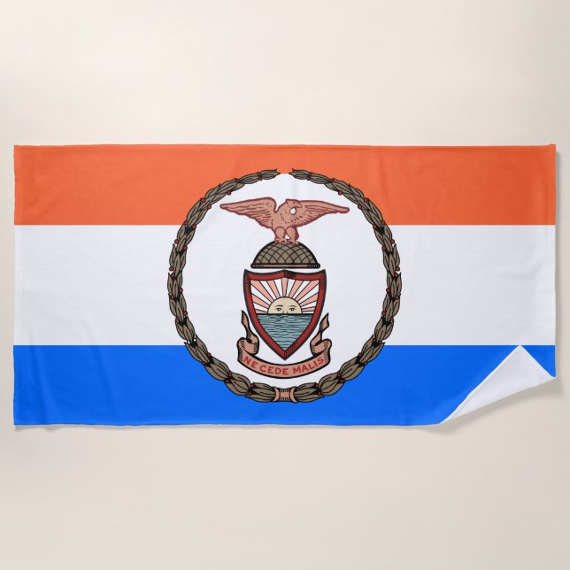 Flagge der Bronx (Borough in New York City) Strandtuch (Vorderseite)
