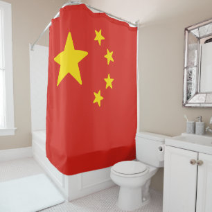 Flagge der China Duschvorhang