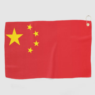 Flagge der China Golfhandtuch