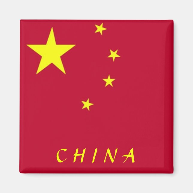 Flagge der China Magnet (Vorne)