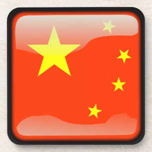 Flagge der China Untersetzer