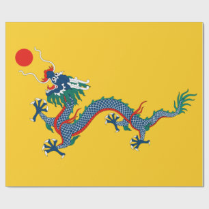 Flagge der chinesischen Qing-Dynastie (Chinesische Geschenkpapier