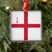 Flagge der City of London Keramik Ornament