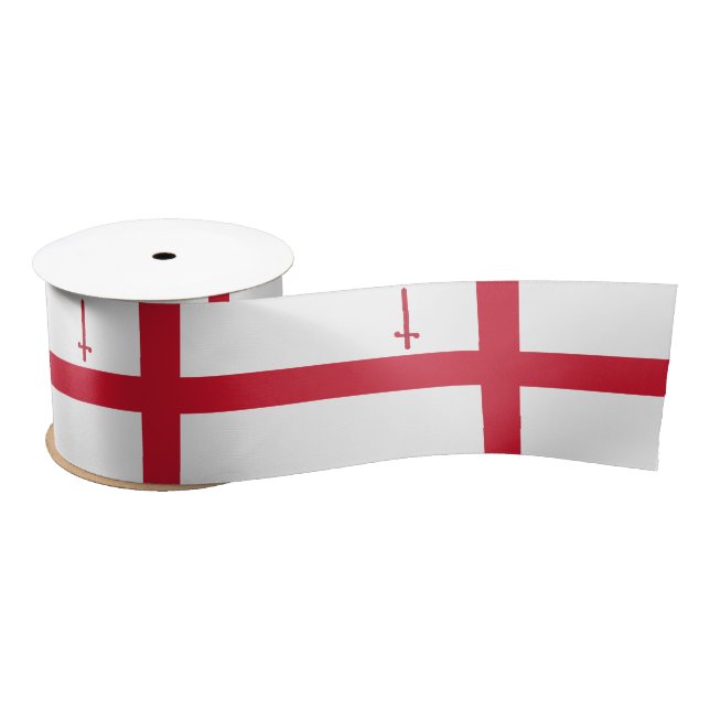 Flagge der City of London (UK) Satinband (Spule)