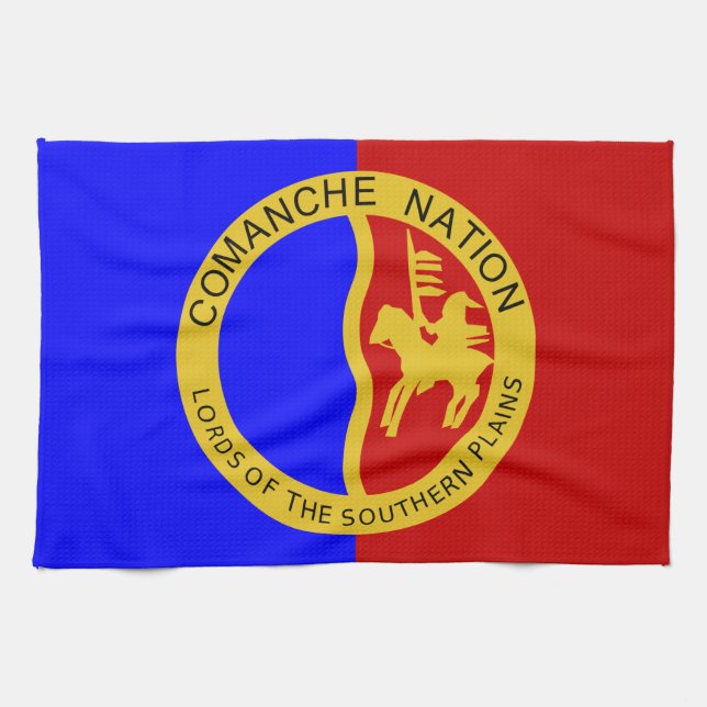 Flagge der Comaanche-Nation Handtuch (Horizontal)