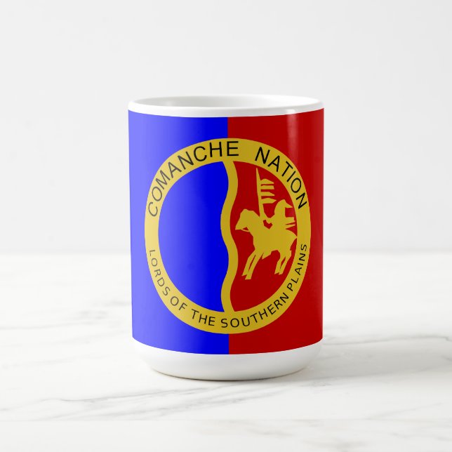 Flagge der Comanche-Nation Kaffeetasse (Mittel)