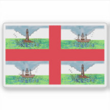 Flagge der Commissioner of Irish Lights,Irland,vor