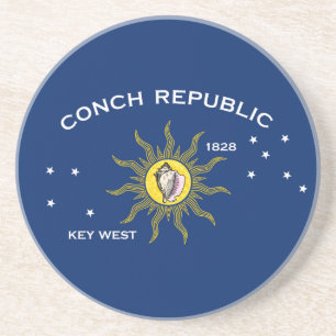 Flagge der Conchrepublik, Flagge des Westens der S Getränkeuntersetzer
