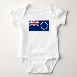 Flagge der Cookinseln Baby Strampler
