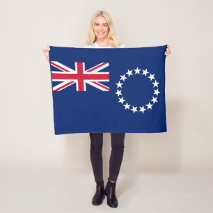 Flagge der Cookinseln Fleecedecke