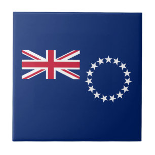 Flagge der Cookinseln Fliese