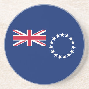 Flagge der Cookinseln Getränkeuntersetzer