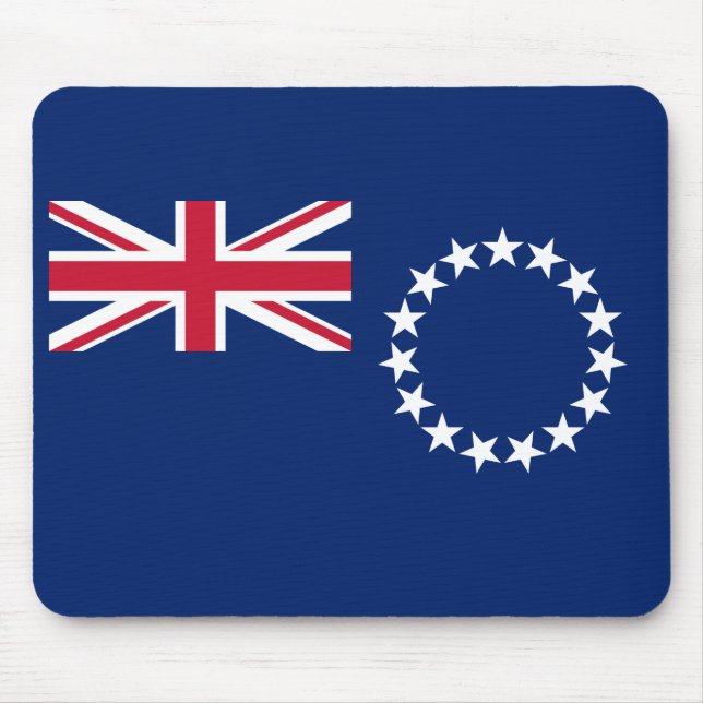 Flagge der Cookinseln Mousepad (Vorne)