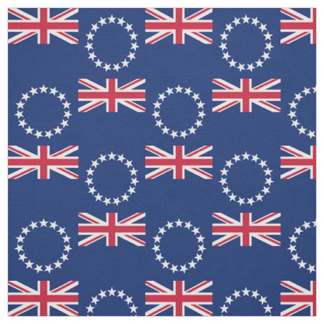 Flagge der Cookinseln Stoff (Muster)