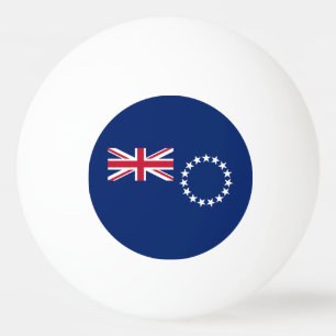 Flagge der Cookinseln Tischtennisball