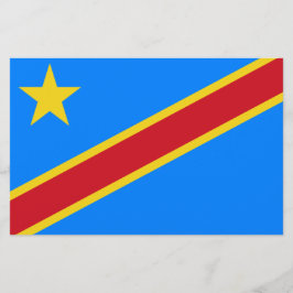 Flagge der Demokratischen Republik Kongo Briefpapier
