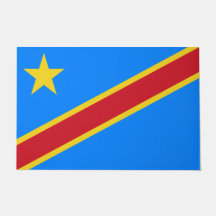 Flagge der Demokratischen Republik Kongo