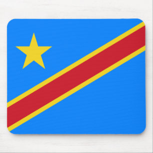 Flagge der Demokratischen Republik Kongo Mousepad