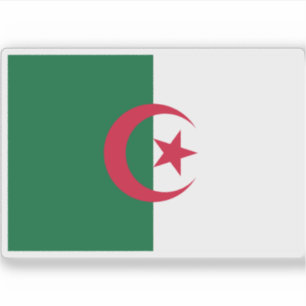 Flagge der Demokratischen Volksrepublik Algerien Aufkleber