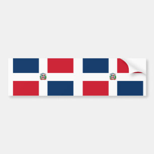 Flagge der Dominikanischen Republik Autoaufkleber