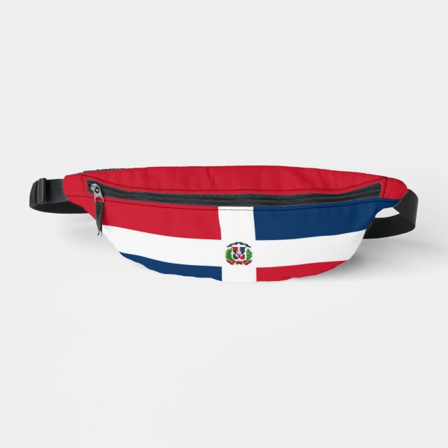 Flagge der Dominikanischen Republik Bauchtasche (Vorderseite)